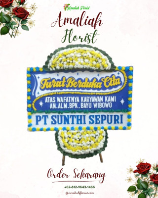 Papan Bunga Duka di Seruyan Raya
