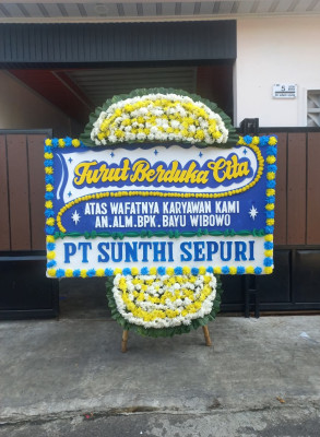Papan Bunga Duka di Seruyan Raya