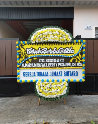 Papan Bunga Duka di Seruyan Raya