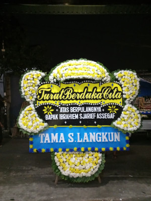 Papan Bunga Duka di Seruyan Raya
